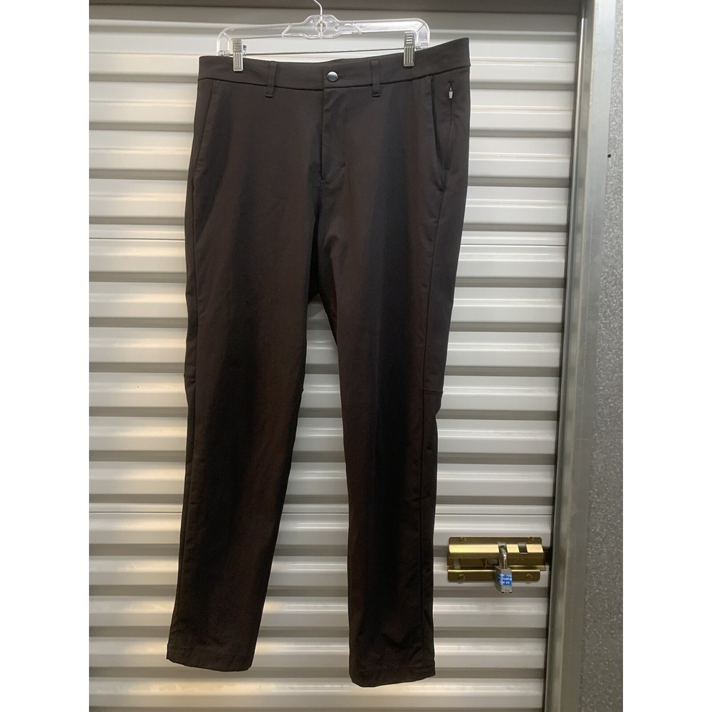 Lululemon Commission Pants Mens 34x30 Classic Fit Black LM5439S